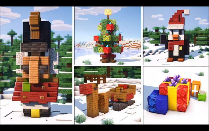 【Minecraft】10*圣诞节装饰品截图