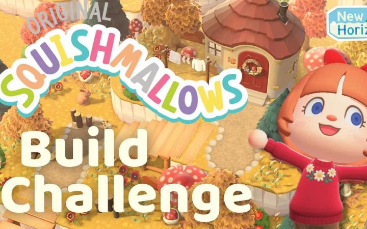 【搬运】动森快乐家乐园 以SQUISHMALLOW为主题的《动物世界》建造?by Lex Play截图