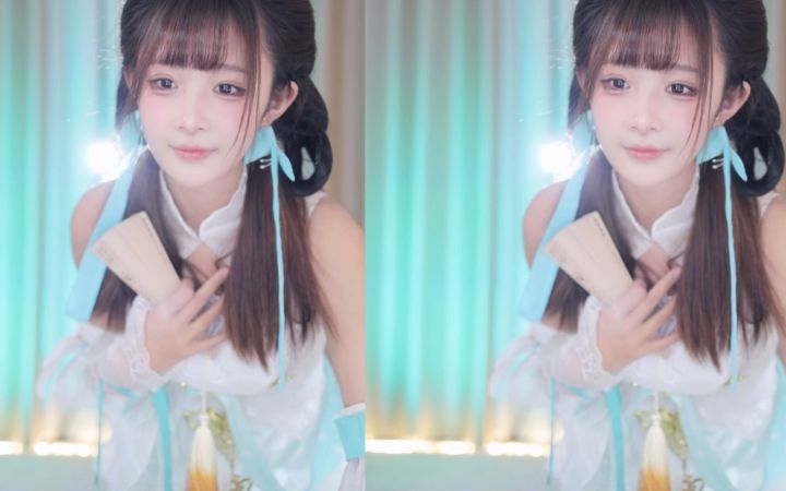 【鱼子酱】《花.间.酒》古风汉服套装 直播跳舞录屏截图
