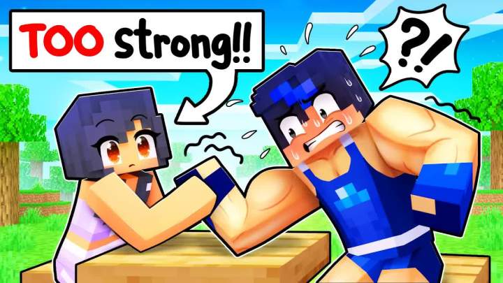 【Aphmau】阿弗毛在我的世界里太强大了!截图