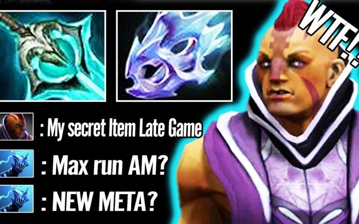 当你瞅了眼大哥敌法装备发现他出了散魂剑【DOTA2】截图