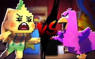 [搬运YouTube]【ghostBlock】opila Vs bunzo bunny but it's Street Fighter丨我的世界动画