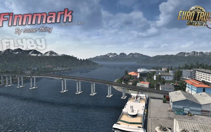 【YouTube】欧卡2mod_芬马克郡地图|Finnmark mod Flyby ETS2 1 43 [UHD]截图