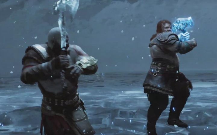 PS5《战神：诸神黄昏》30秒预告截图
