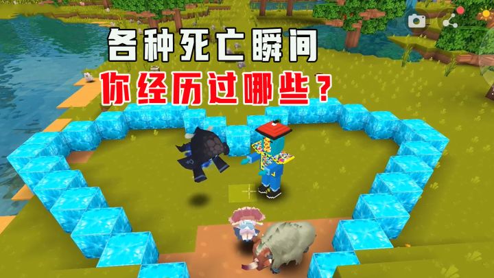 迷你世界:盘点生存里尴尬的死亡瞬间,最后一个保证没人知道截图