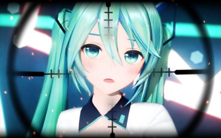 【MMD】ヒバナ (火花)【YYB式初音ミク】【搬运】截图
