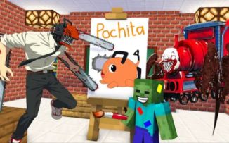 MC怪物学院动画丨电锯人和查尔斯小火车的抽签挑战丨我的世界动画