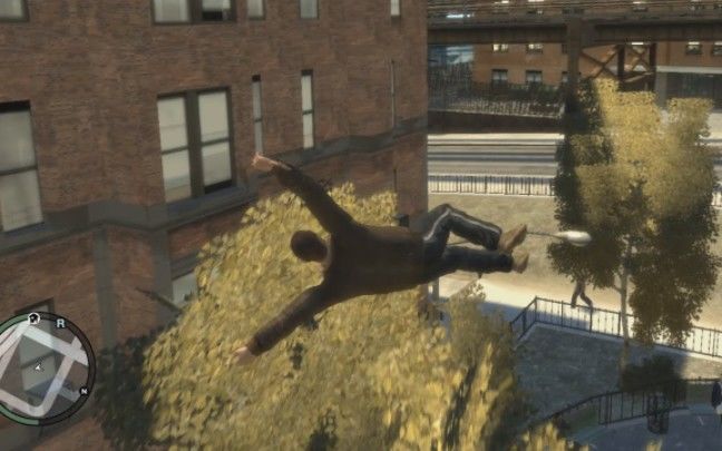 【短视频】GTA4中的经典bug-死亡秋千截图