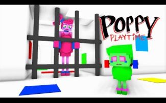 怪物学院动画:长腿妈咪被人抓住了，长腿宝宝和宝宝huggy一起救她丨我的世界动画