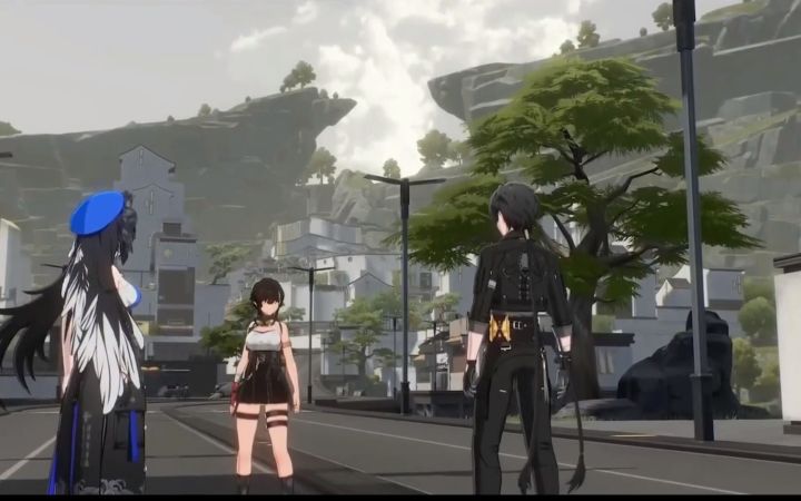 二次元开放世界手游 鸣潮 技术测试开场动画与全角色3D绘画展示截图