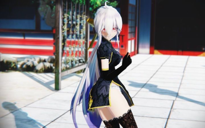 【MMD】决死行进【Haku】【搬运】截图