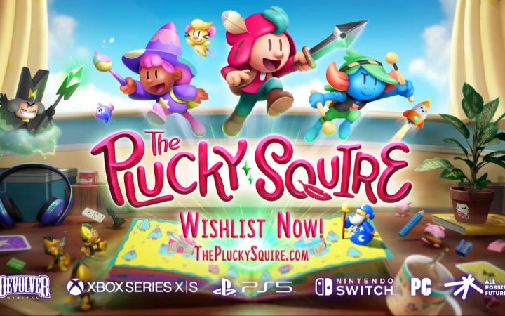 2D3D冒险游戏《The Plucky Squire》宣传片截图