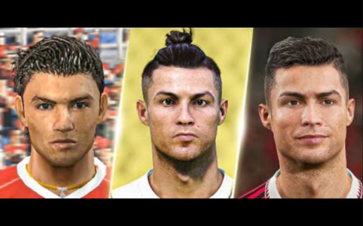 efootball(实况足球)历代C罗形象进化截图