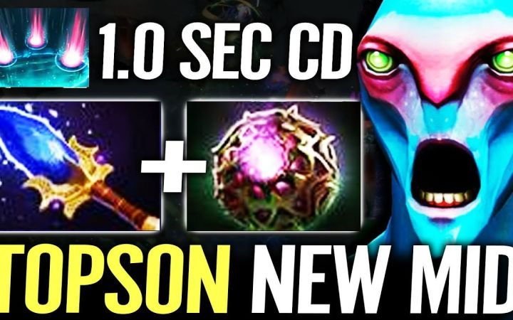 A杖+玲珑心,TOPSON中单神谕者VS影魔【DOTA2】截图