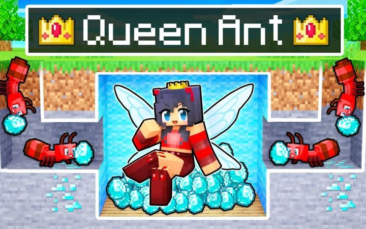 【Aphmau】我的世界|成为一个蚁后Playing As The QUEEN ANT In Minecraft!截图