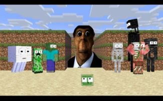 怪物学院1627集丨Obunga Face奥巴嘎挑战Challenge Funny丨我的世界动画