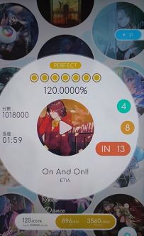 [Rizline | 律动轨迹] On And On!! 120.00% All Perfect