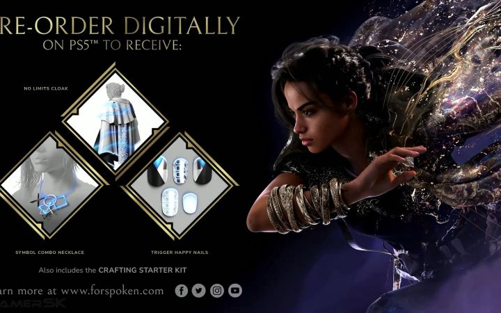 SE开放世界新作《魔咒之地Forspoken》魔法演示截图
