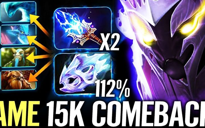 PSG.LGD.萧瑟 分身A杖幽鬼+Ori剃刀 VS 2w5经济先知 天梯局【DOTA2】截图