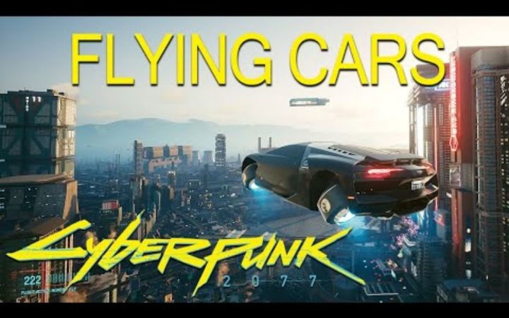 【4K】《赛博朋克2077》飞车MOD 游览夜城的最佳方式截图