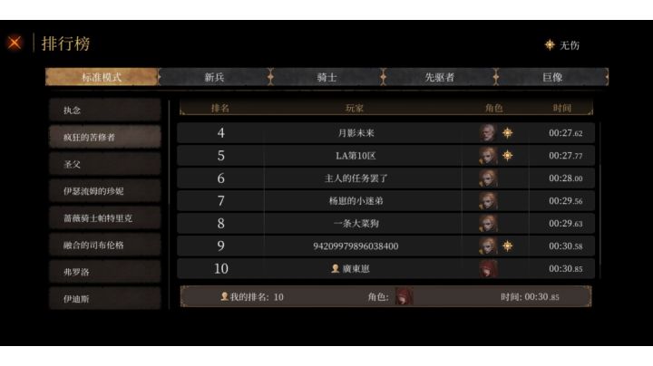 标准苦修者修女30秒打法截图