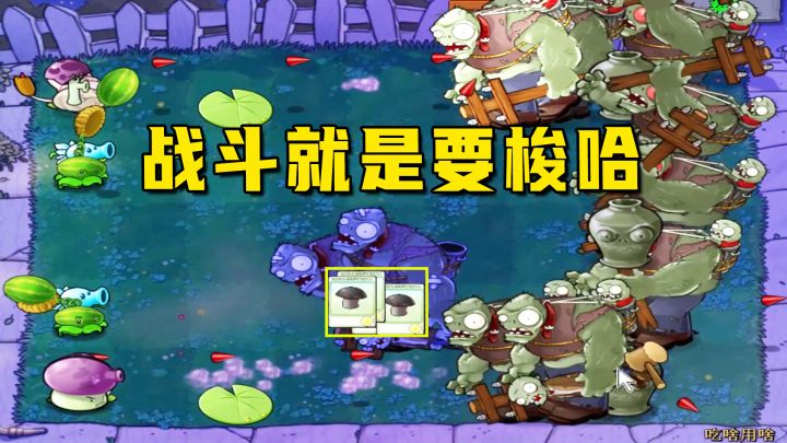 植物大战僵尸:吃啥用啥(下),就是战斗就是梭哈,爷们就要战斗截图