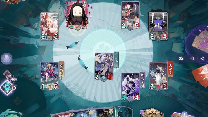 【阴阳师：百闻牌】三目：诶我血条呢？？？截图