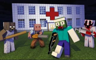 怪物学院1662集丨恐怖医院挑战Horror Challenge丨我的世界动画