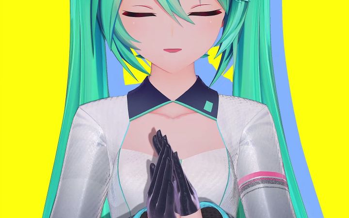 【MMD】4人のMiku这么可爱，真是抱歉 #shorts【搬运】截图