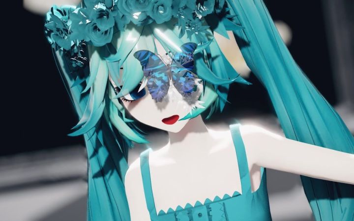 【MMD】 秘密 【TDA式初音ミク】【搬运】截图