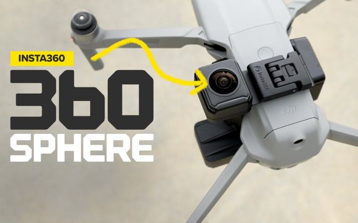 影石INSTA360 SPHERE 外挂式无人机全景相机测评截图