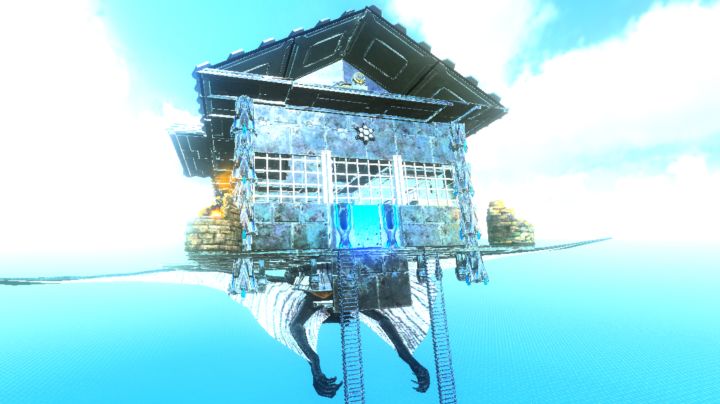 方舟手游风扇建筑私服联机可做截图