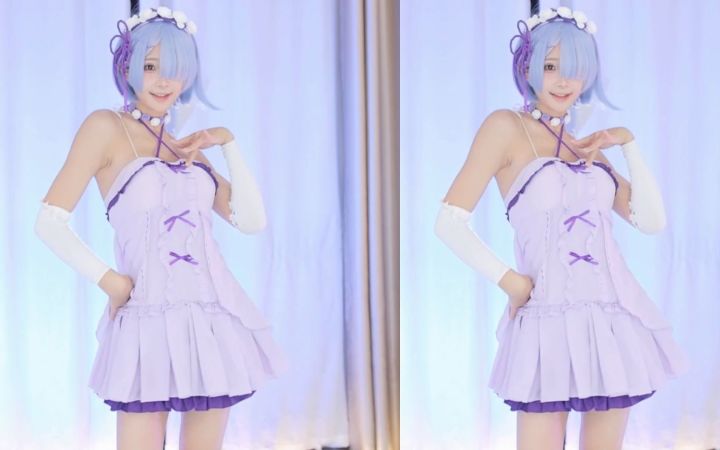【鱼子酱】《SHAKE IT》雷姆睡衣限定 直播跳舞录屏截图