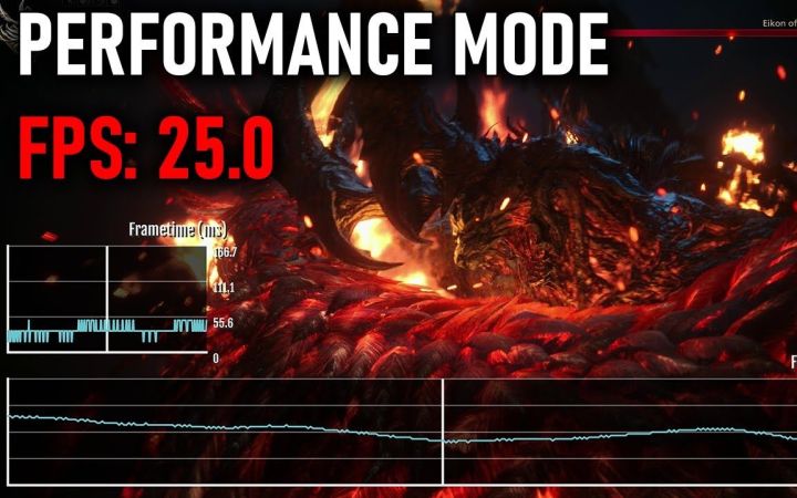 【偷跑/无剧透】FF16正式版性能模式帧数表现截图