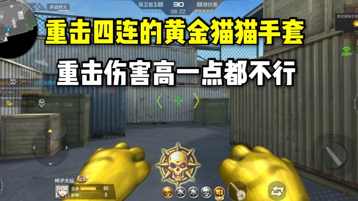 拥有重击四连的黄金猫猫手套,重击伤害高一点都不行!截图