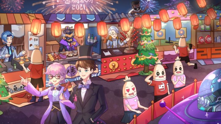 【跨年之夜】绘画全过程截图