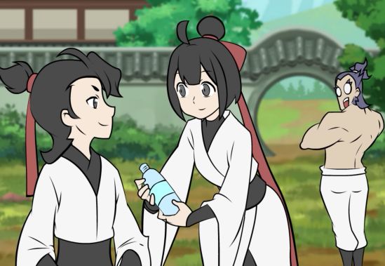 大力师兄用腹肌开瓶盖?截图