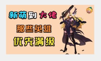 【坎公骑冠剑】从新萌到大佬——那些英雄优先满级，经验石头给谁最好！#攻略大师#