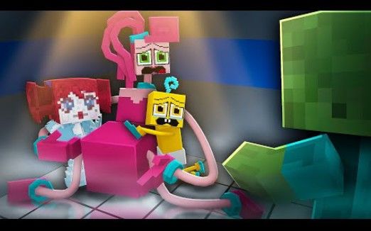 怪物学院动画:poor 长腿妈咪丨Poppy playtime 2丨我的世界动画截图