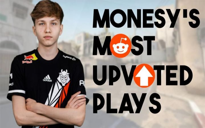 【CSGO】m0NESY最受欢迎的Reddit时刻!(1v5残局)截图