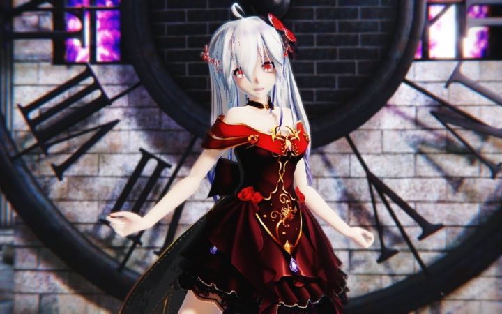 【MMD】ロミオとシンデレラ / 罗密欧与灰姑娘【Haku】【搬运】截图