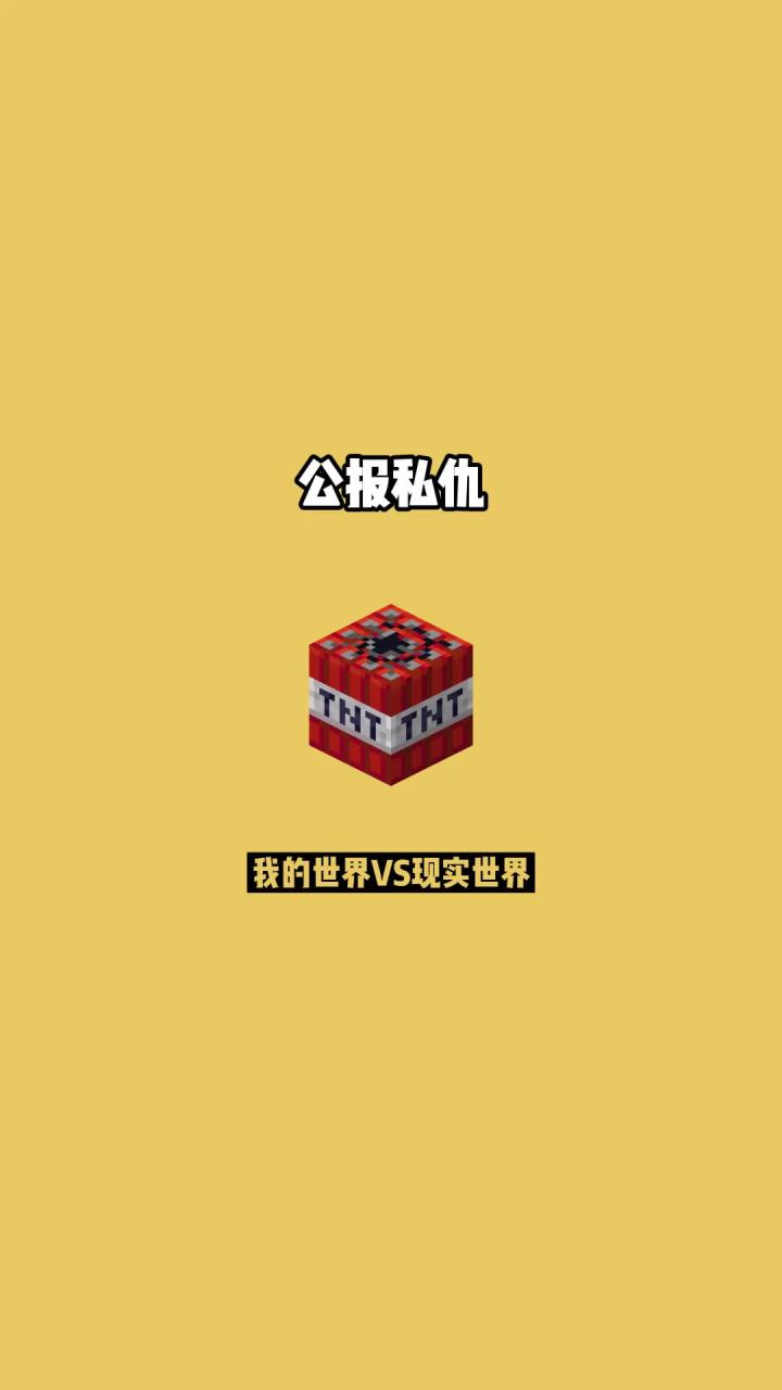 #我的世界vs现实世界 公报私仇截图