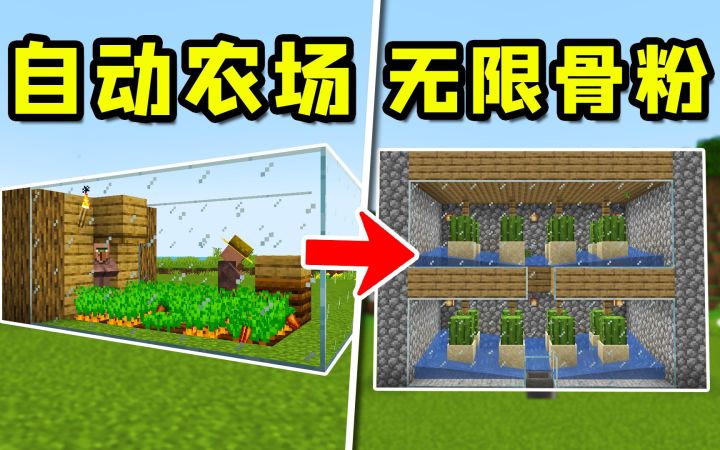 我的世界:生存必备的,3个简单农场!截图