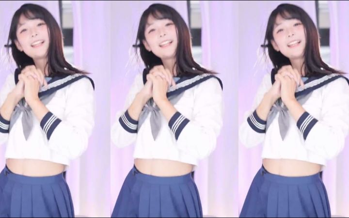 【鱼子酱】《AI AI AI》 水手服版 直播跳舞录屏截图
