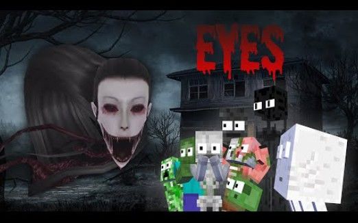 怪物学院1331集丨恐怖之眼挑战Horror game Challenge-我的世界动画截图