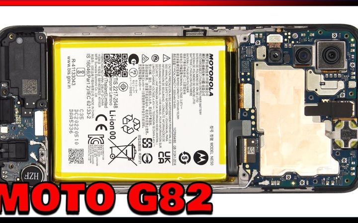 【手机测评】摩托罗拉 Moto G82 5G 拆解修复视频截图