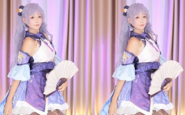 【鱼子酱】《姜子牙》 刻晴限定 直播跳舞录屏截图
