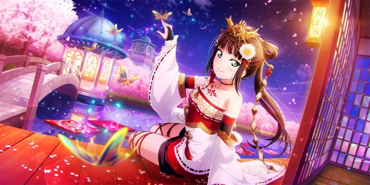 【LL群星闪耀】UR展示——【黑泽黛雅-巫女的舞步】截图