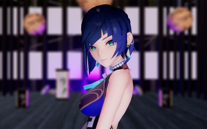 【原神MMD】Tomboy【夜兰】【搬运】截图