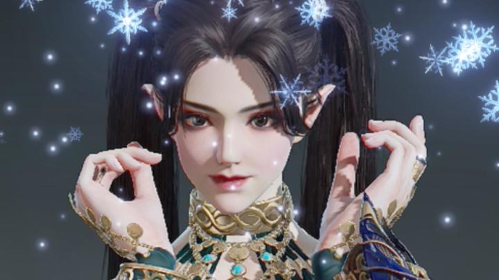 永劫无间捏脸：迦南的妖精女友战士截图